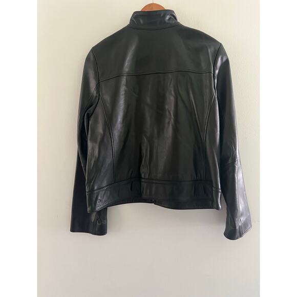 Valerie Stevens 2 Piece Lambskin Leather Suit Zip Up Jacket & Pants 6 Medium JL - Picture 5 of 12